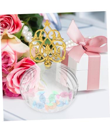 NUOBESTY Party Favors 12pcs Box Candy Box Gold Decor Wedding Decor Banquet Party Cases Sugar Cases Decorate Baby Bulk 9.30X6.20X6.20CM Picture 1 - Buy Online on GoSupps.com