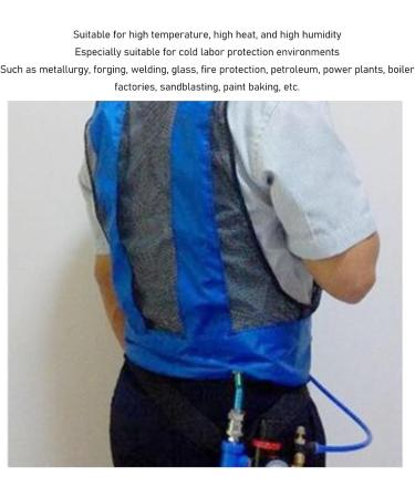 Buy Air Conditioner Waistcoat | Vortex Tube Ice Cooling Vest for Welding & Steel Work - Ultimate Comfort & Cooling Power - Buy Online on GoSupps.com