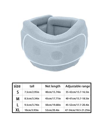 Buy Recovist Cervicorrect Neck Support - Ergonomic Memory Foam Collar for Neck Pain Relief & Snoring - XL Blue - Buy Online on GoSupps.com