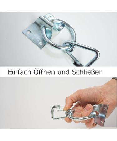 Augtop Stainless Steel Fastening Hooks for Horses & Cattle - Connect & Support with Screws & Dowels - Buy Online on GoSupps.com