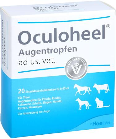 OCULOHEEL Eye Drops for Veterinary Use - Single Dose Pipette (20 pcs) | International Shipping Available - Buy Online on GoSupps.com