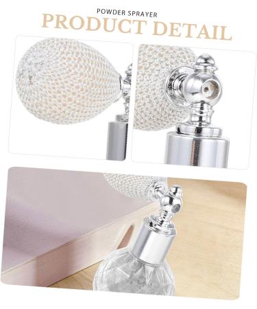 Balacoo 1pc Body Air Bag Powder Bottle Sprayer Hair Powder Spray Powder Glitter Sprayer Sequins Blush Bride Silver medium - Buy Online on GoSupps.com