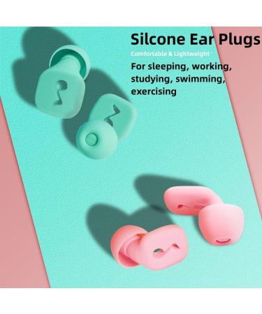 Noise Cancelling Ear Plugs for Sleeping & Concert 2 Pairs Silicone Ear Plugs for Swimming Kids & Adults 32dB Hearing Protection - Buy Online on GoSupps.com