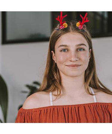 Reindeer Clips | Cute Reindeer Antler Hairpin | Reindeer Antler Headband Cute Reindeer Antlers Ears for Kids and Adults Frifer #5 Pine Cone Clamp - Buy Online on GoSupps.com