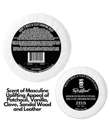 Goat's Milk Shaving Soap | All-Natural Moisturizing Shave Soap for Sensitive Skin | Taylor & Grant | Ideal for All Skin Types - Buy Online on GoSupps.com