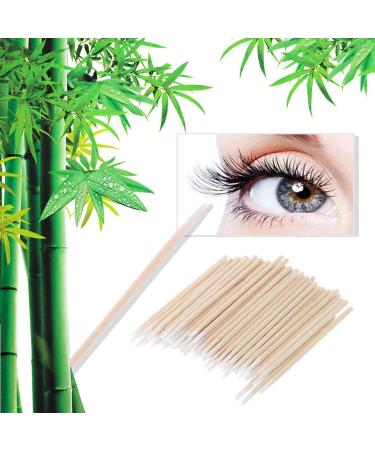 HANBOLI Cotton Pads - 100 Mini Cotton Buds Swabs with Wooden Handles | Robust Q-Tip Applicators for Effective Makeup & Cleaning - Buy Online on GoSupps.com