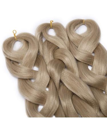 Tess 41 Jumbo Braids Extensions - Medium Blonde Synthetic Crochet Hair 3PCS (165g) - 100cm #24 - Buy Online on GoSupps.com