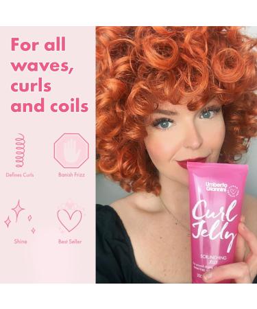 Umberto Giannini Curl Jelly Styling Trio Set - Curl Scrunching, Refresh & Shine - Leave-In Conditioner - Buy Online on GoSupps.com
