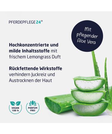 Buy Horse Care 24 Mild Spray Shampoo | pH Neutral Horse Shampoo for Glossy Healthy Hair - Available in 0.5L 1L 2.5L 5L & 10L Canisters - Buy Online on GoSupps.com