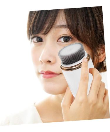 DOITOOL Electric Facial Brush Cleansing Brush Electric Face Scrubber Facial Cleaning Brush Face Scrubber for Women Face Brush Exfoliator Face Scrubber Electric White 2 in 1 Abs - Buy Online on GoSupps.com