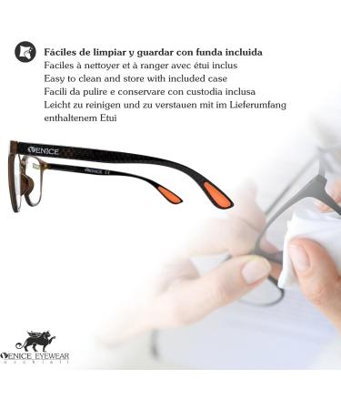 New Model Brown Reading Glasses with Blue Light Filters | Unisex +1.00 | Perfect for Gaming Computers and Reducing Eye Fatigue - Buy Online on GoSupps.com