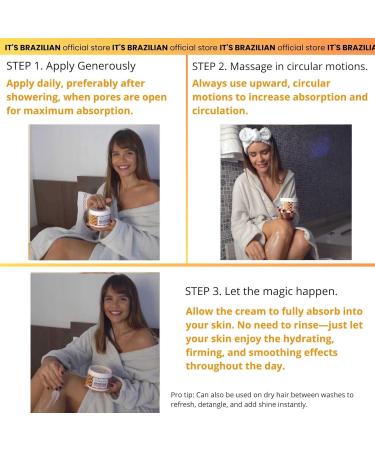 Bum bum Cream Firming & Lifting Body Cream for Cellulite and Stretch Marks With Natural Brazilian Extracts 8oz Smooth Hydrate & Tighten Skin All Skin Types - Buy Online on GoSupps.com