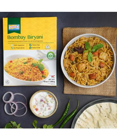 Ashoka Bombay Biryani 280g - Authentic Indian Flavor (Pack of 10) | International Shipping Available - Buy Online on GoSupps.com