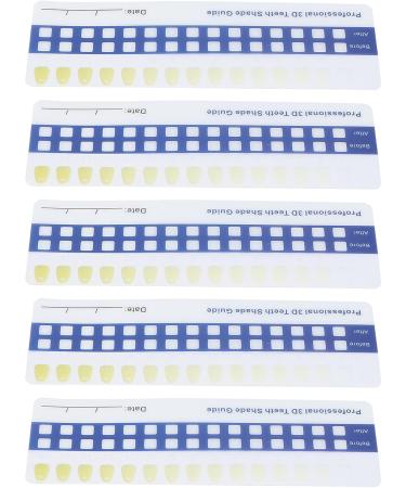 Portable Teeth Color Chart | Professional Whitening Shade Guide for Home & Travel | Ideal for Dentists & Dental Clinics - Buy Online on GoSupps.com