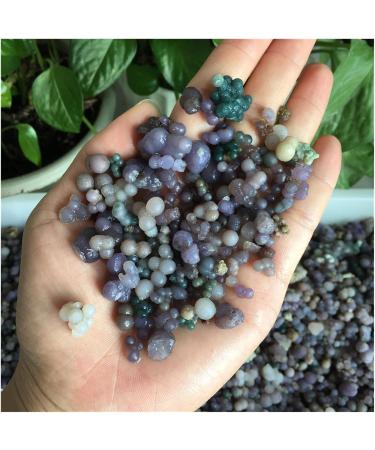 Gemstones and Crystals 50g-300g Natural Purple and Green Crystal Grape Agate Point Specimen Home Decoration FUZEGRDLI (Color : Grape Agate Size : 50g) 50g Grape Agate - Buy Online on GoSupps.com