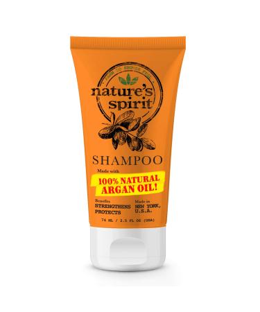 Nature's Spirit Strengthening Argan Oil Shampoo Travel Size 2.5 ounce