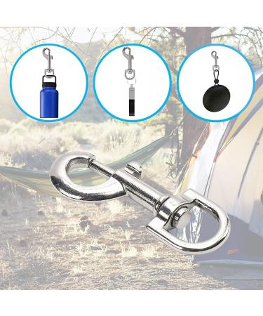 BOBOZHONG Leash Swivel Snap Hooks 12 Pcs 360 Swivel Trigger Clips Heavy Duty Snap Hooks Collar Swivel Snap Hooks Dog Lead Clip Pet Keychain for Dog Leash Collar Webbing Home Outdoor Camping Picnic - Buy Online on GoSupps.com