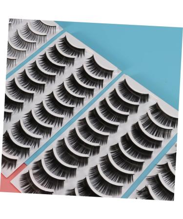 HAPINARY Beauty Fake Eyelashes 80 Pairs Fake Lashes Fake Eyelashes Eyeliner Pencil False Eyelashes Natural Eyelashes Cross Section Cosplay Lashes - Buy Online on GoSupps.com