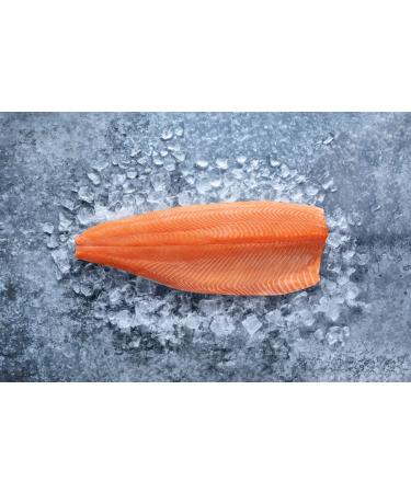 Fresh MOWI Supreme Salmon Fillet ASC Certified Whole Fillet with Skin