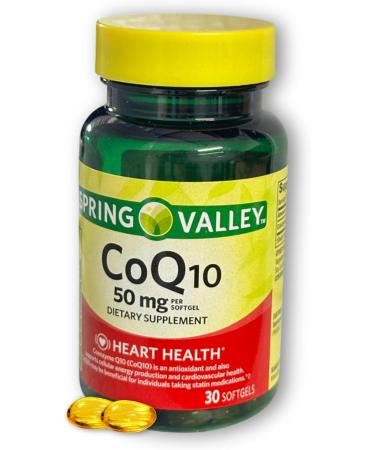 C0q10 50mg- 30 softgels (Pack of 1) Boxed by Fusion Shop Store - Buy Online on GoSupps.com