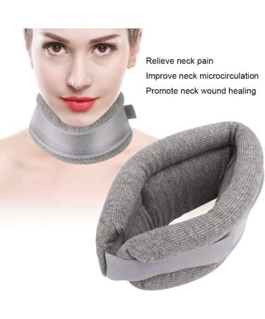 Adjustable Neck Brace - Soft Foam Neck Support Collar for Pain Relief (Gray) - Shop Now! - Buy Online on GoSupps.com
