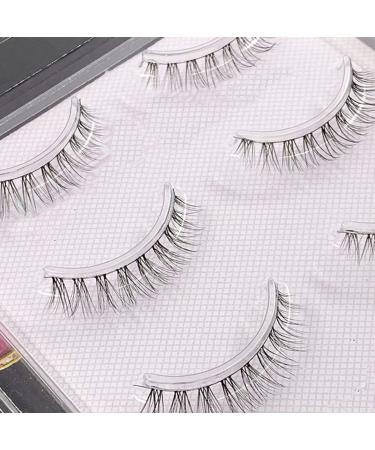 Natural Look Soft Cartoon Anime Eyes False Lashes - 3 Pairs (House Lashes) - Buy Online on GoSupps.com