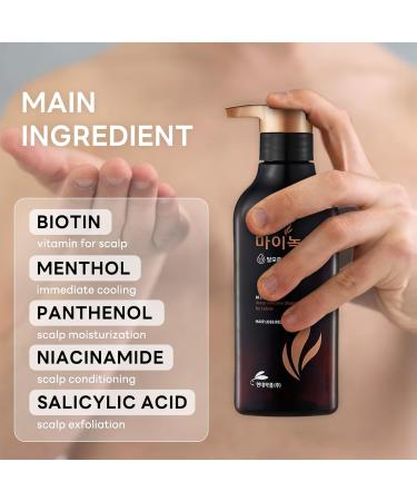 Scalp Intensive Shampoo - Peptide Anti-Hair Loss Shampoo for Men & Women | Korean Hair Regrowth & Thickening with Biotin & Panthenol (13.52 fl oz - Buy Online on GoSupps.com