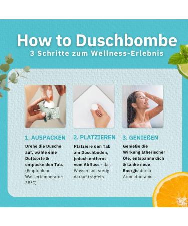Waltz 7 Original Shower Bombs - 32-Piece Aromatherapy Wellness Gift Set for Men & Women | Perfect Birthday Present for Mom Dad Girlfriend & Partner | 8 Fragrance Variety - Buy Online on GoSupps.com