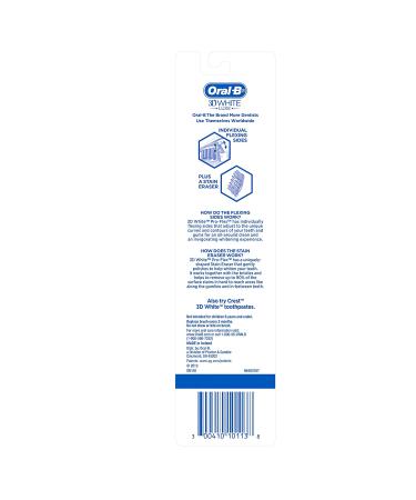 Oral-B 3D White Luxe Soft Toothbrush 2 Pack - Whiter Teeth & Gentle Care - Buy Online on GoSupps.com
