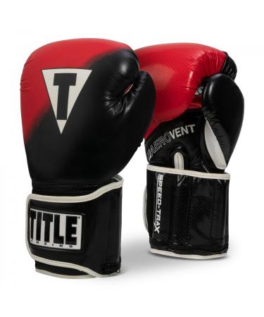 Title Boxing Speed-Trax Weighted Bag Gloves Black/Red Large