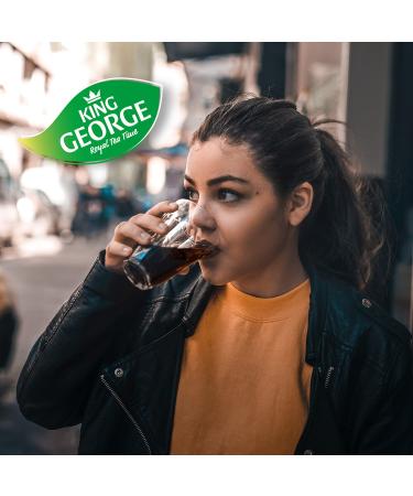 King George Royal Tea Time Cola-Orange Instant Drink | 6x400g | Hot & Cold Beverage | Refreshing Soft Drink for All Occasions - Buy Online on GoSupps.com