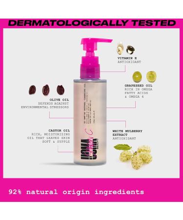 UOMA Cleansing Oil by Sharon C - Hydrating Vegan Face Wash & Makeup Remover for All Skin Types | 150ml Au Naturel - Buy Online on GoSupps.com