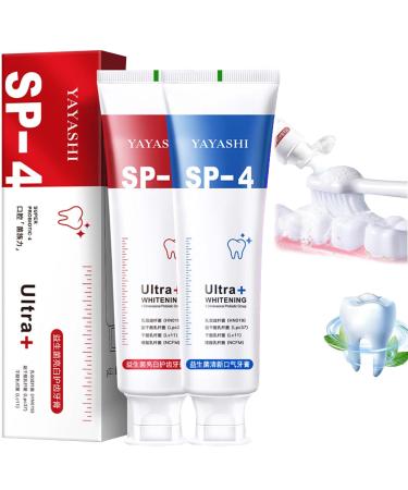 SP-6 Ultra Whitening SP 6 tooth paste Ultra Whitening Toothpaste SP-6 SP-6 Ultra Whitioting Probiotic Brightening Cleanpaste probiotic brightening toothpaste SP-6 toothpaste (red and blue)