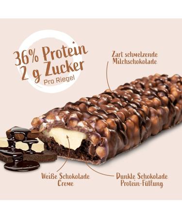 Energybody Superbar Triple Chocolate Protein Bar - 24x50g 36% Protein Low Sugar & Low Carb Snacks - Buy Online on GoSupps.com