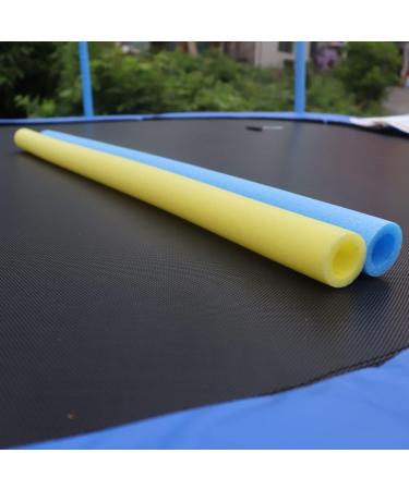 35 Trampoline Pole Foam Sleeves - 6pcs Protective Foam Noodle Cover for Enclosure Poles | Replacement Trampoline Padding with Free Scissors - 35inch Blue - Buy Online on GoSupps.com