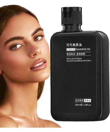 Tanning oil selftanner tanning accelerator for outdoor sunbathing or solarium 100 ml natural liquid moisturizing and fast body tanner for radiant skin - Buy Online on GoSupps.com