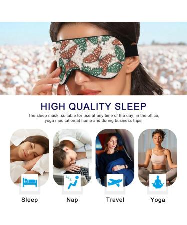 Haskirky Light Blocking Eye Mask - Adjustable Adult Men and Women Travel Yoga Meditation Office Deep Sleep - Comfortable Breathable Design - Goodies Butterfly Print - Buy Online on GoSupps.com