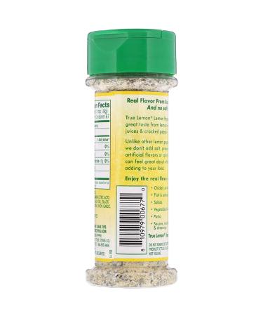 True Lemon Pepper Seasoning (2 Pack) - Natural Ingredients, Salt-Free, Gluten-Free - Buy Online on GoSupps.com