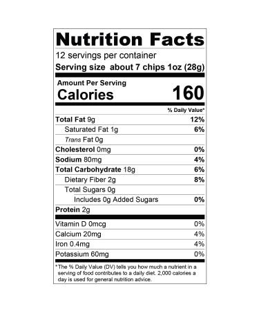 Perfection Snacks Vegan Gluten-Free Restaurant Style White Corn Tortilla Chips, 12oz (Pack of 3) - Sea Salt Flavor - Buy Online on GoSupps.com