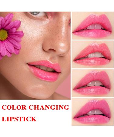 2 Pack Crystal Flower Jelly Lipstick Set - Long Lasting Moisturizing Color Change Lip Gloss - Tinted Lip Balm - Nutritious Formula - pH Magic Technology - (5+6) - Buy Online on GoSupps.com