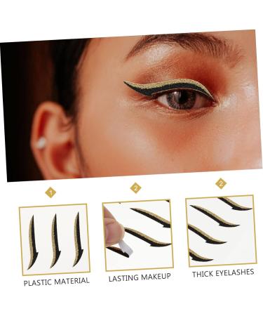 POPETPOP 40 pairs Stickers for Glitter Quick Winged Tapes Makeup Reusable Strips Fashion Womens Double - Buy Online on GoSupps.com