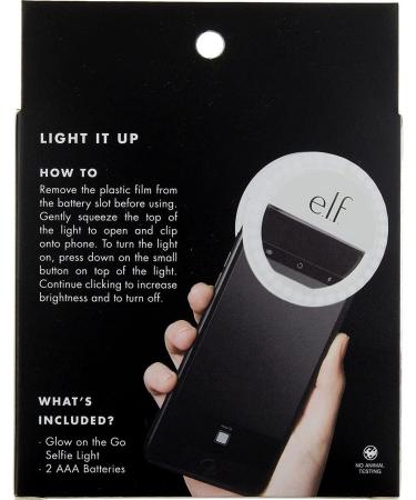 E.L.F. Glow on the Go Selfie Light - Portable LED Lighting for Perfect Selfies - Buy Online on GoSupps.com