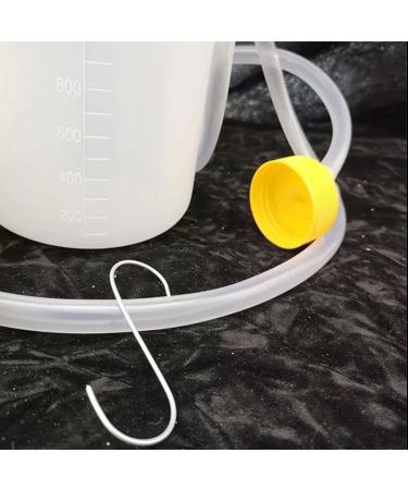 Mobile Toilet Potty Pee Urine Bottle Men's 1700ML Portable White Potty Pee Bottle Male Urinal - Buy Online on GoSupps.com