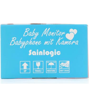 Sainlogic 1080p FHD Video Baby Monitor with 5 LCD Display | Night Vision Temperature Alarm & Intercom | Ideal for International Shipping - Buy Online on GoSupps.com
