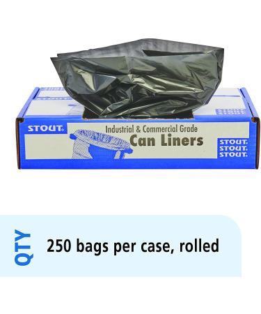 Stout Recycled Content Trash Bags 7-10 Gallon 24x24 1Mil - Eco-Friendly Waste Disposal Solution - Buy Online on GoSupps.com