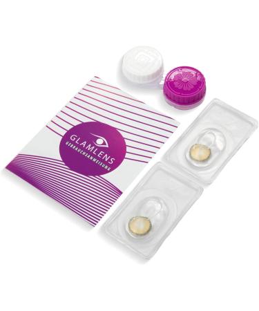 Brown Contact Lenses - Bella Brown Braun Silicone Comfort | Glamlens | 1 Pair with Container | Dia 14.20mm | No Prescription - 0.00 Dioptria - Buy Online on GoSupps.com