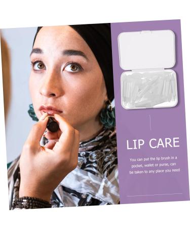 Ipetboom 1set Lip Brush Cosmetic Brush Makeup Supplies Practical Lip Makeup Tools Lip Gloss Applicator Lip Mask Applicator Beauty Tools Makeup Applicator Make up Cosmetics Miss White - Buy Online on GoSupps.com