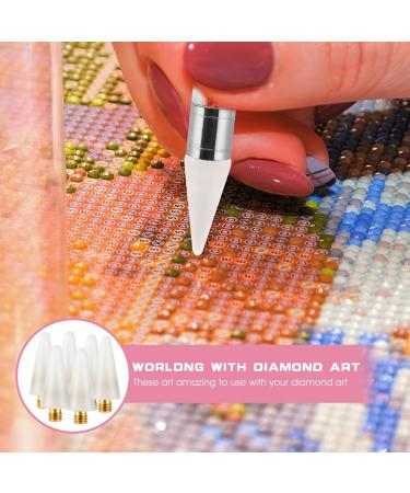 Lusofie 16Pcs Wax Replacement Tips for Nail Rhinestones Picker Tool - White - Buy Online on GoSupps.com