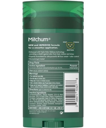 MITCHUM Advanced Control Invisible Solid for Men 2.7 Oz (Pack of 3) - Clean Control Formula - Buy Online on GoSupps.com