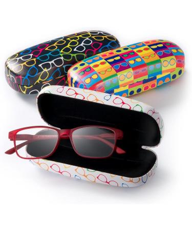 Buy FEFI Hardcase Glasses Case with Matching Microfiber Cloth - White | Durable & Stylish Eyewear Protection - Buy Online on GoSupps.com
